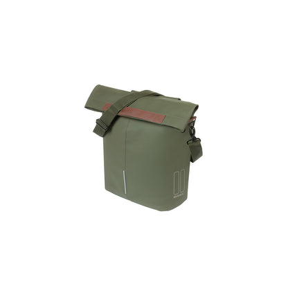Sacoche arrière City 14-16 L BASIL – MIK Hooks / Vert mousse