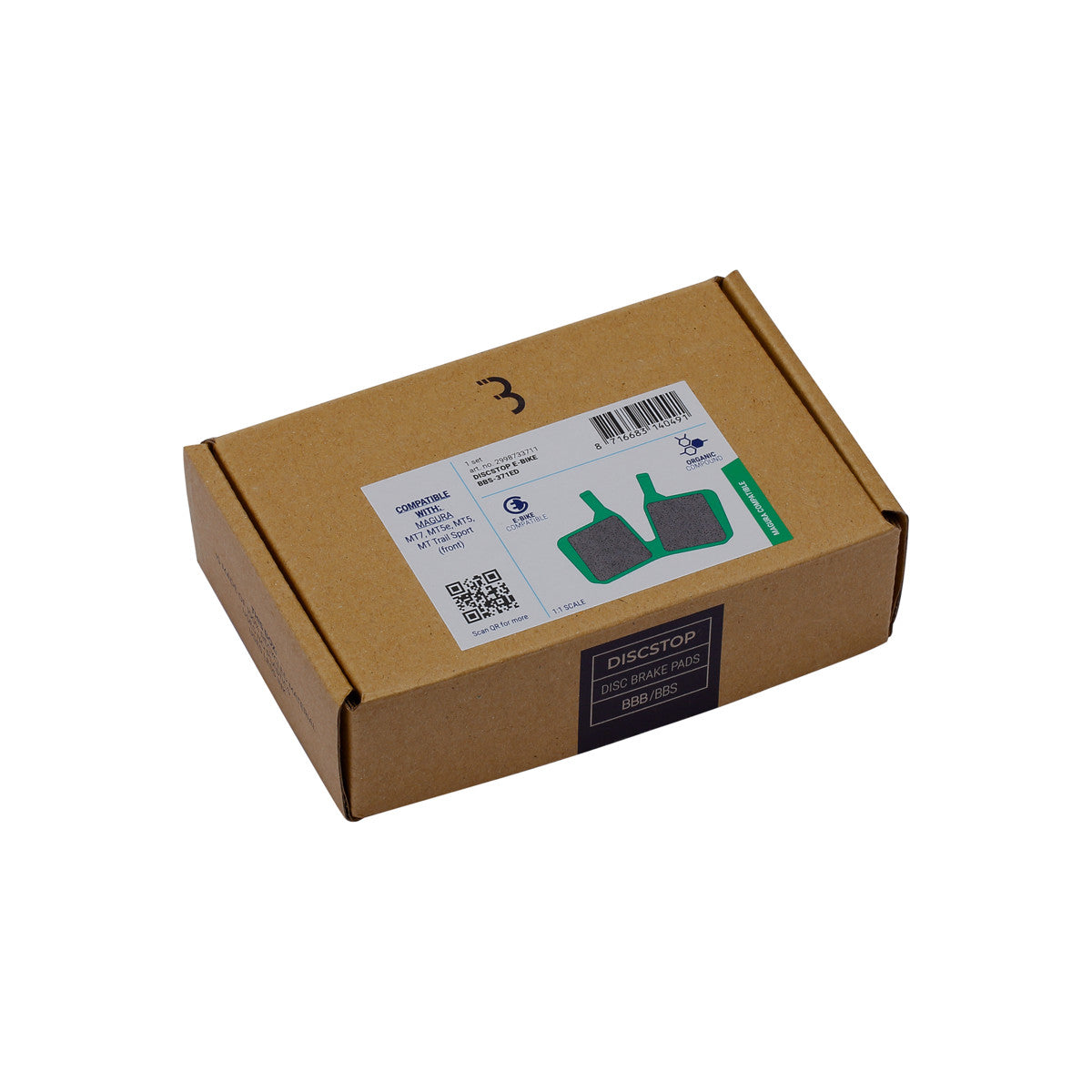Boîte plaquettes E-bike DiscStop E-bike type Magura (20 paires) BBB