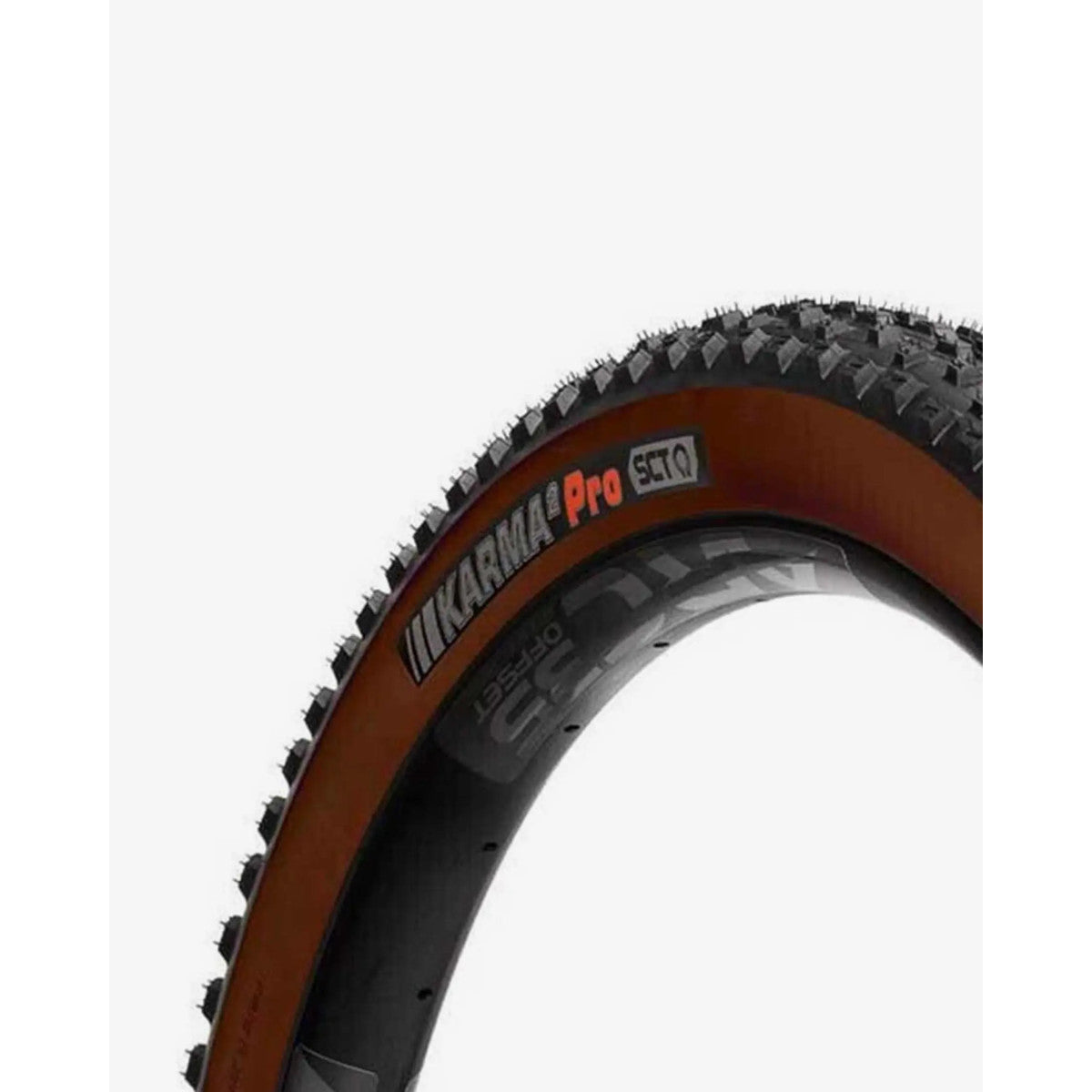 Pneu VTT XC Karma 2 KENDA – 29 x 2,20 (56-622) / 120 TPI – Tubeless Ready / Marron (Coffee)
