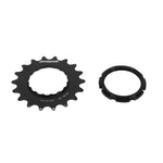 Pignon FSA compatible Bosch 18 dents noir avec déport 2,5 mm