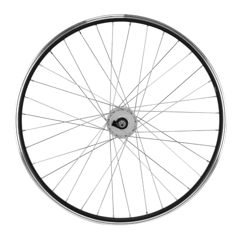 Roue avant VTT 27,5" ER10 noire moyeu dynamo Shimano 2,4 W – vue 3