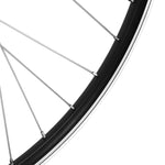 Roue avant VTT 27,5" ER10 noire moyeu dynamo Shimano 2,4 W