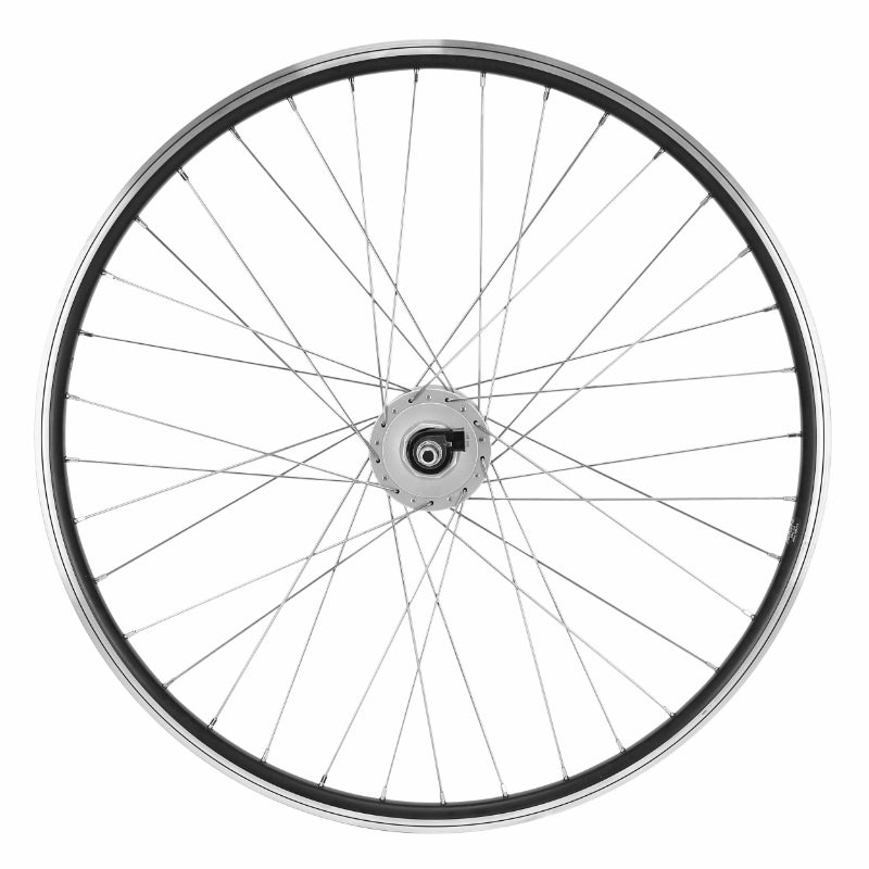 Roue avant VTT 27,5" ER10 noire moyeu dynamo Shimano 3 W – vue 3