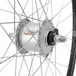 Roue avant VTT 27,5" ER10 noire moyeu dynamo Shimano 3 W
