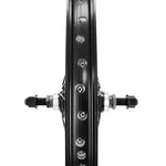Roue arrière BMX 20" noire moyeu flip-flop alu 48 rayons
