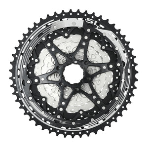 Cassette Sunrace MZ603 12 vitesses 11-51 VTT argent compatible Shimano
