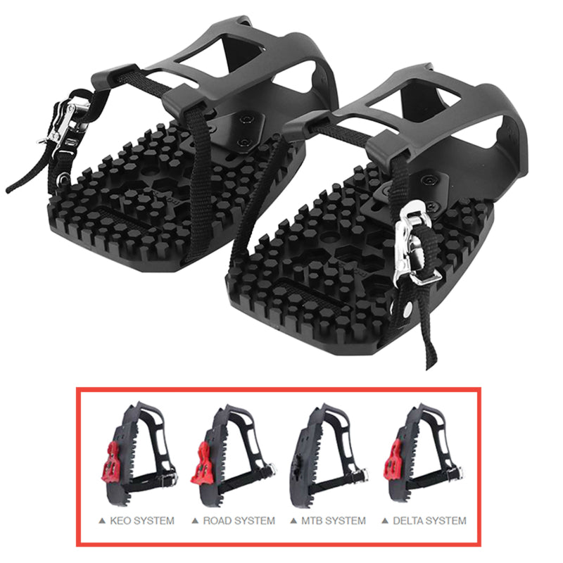 Adaptateurs plateforme pour pédales automatiques Look et Shimano (paire) – vue 4