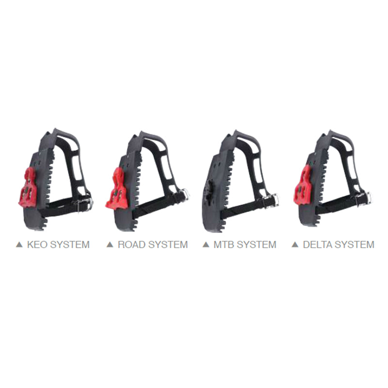 Adaptateurs plateforme pour pédales automatiques Look et Shimano (paire) – vue 3
