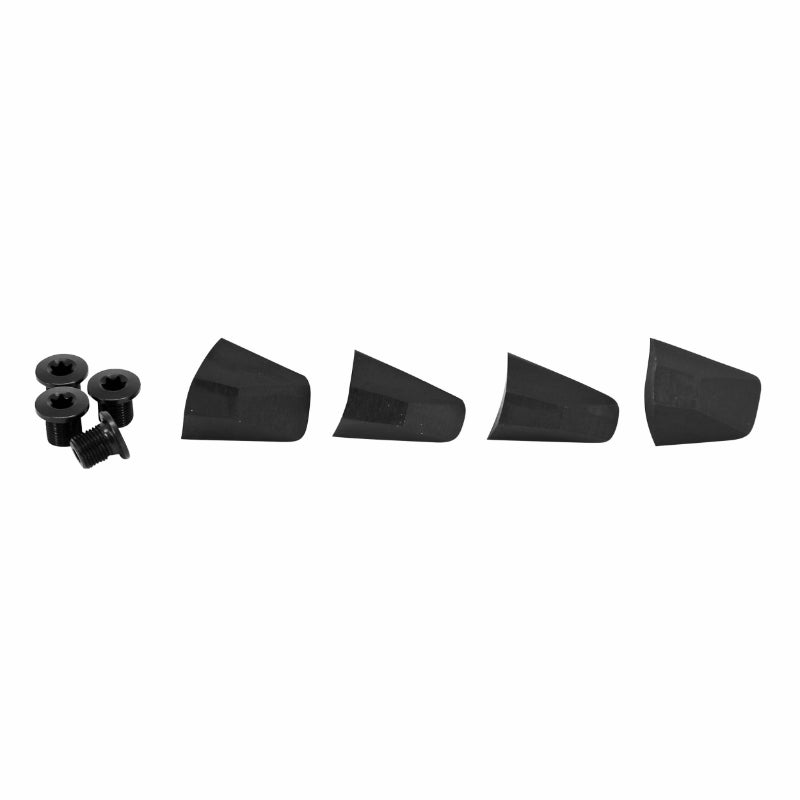 Intravis-capot de pédalier Spécialités TA noir pour plateau X110 (jeu de 4) – Shimano Ultegra R8100