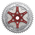 Cassette Sunrace MZ903 12 vitesses 11-51 VTT argent compatible Shimano