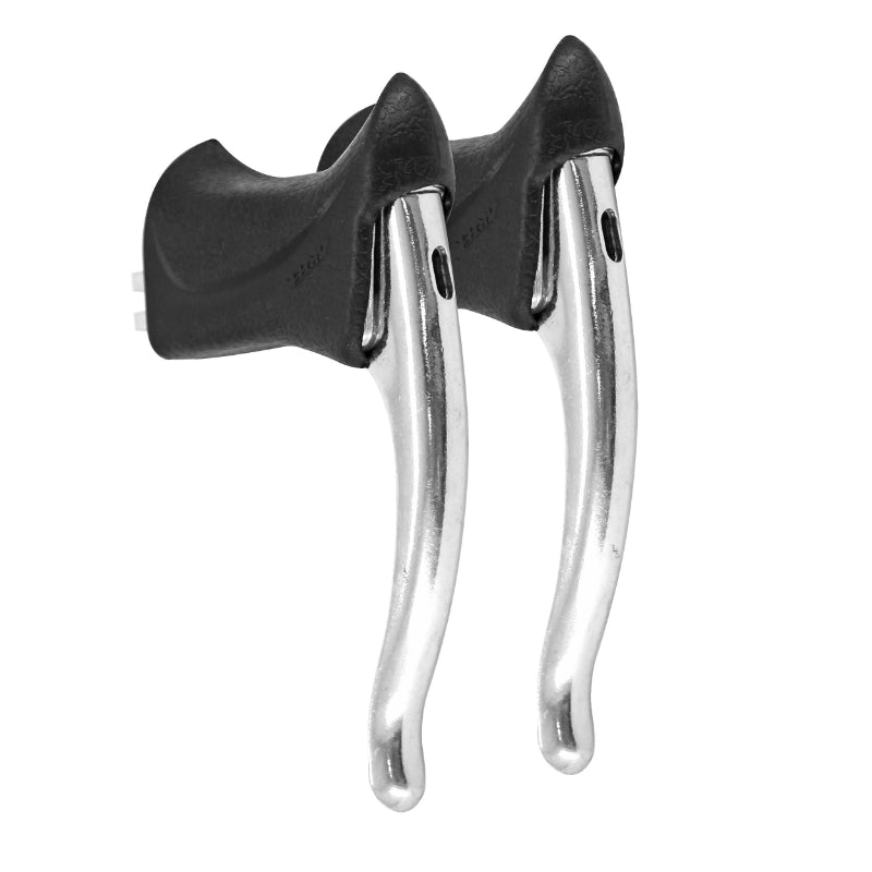 Leviers de frein route aéro argent (paire)