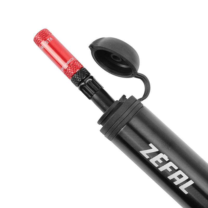 Mini pompe gravel Zefal Gravel Mini alu noire 5,5 bars – vue 3