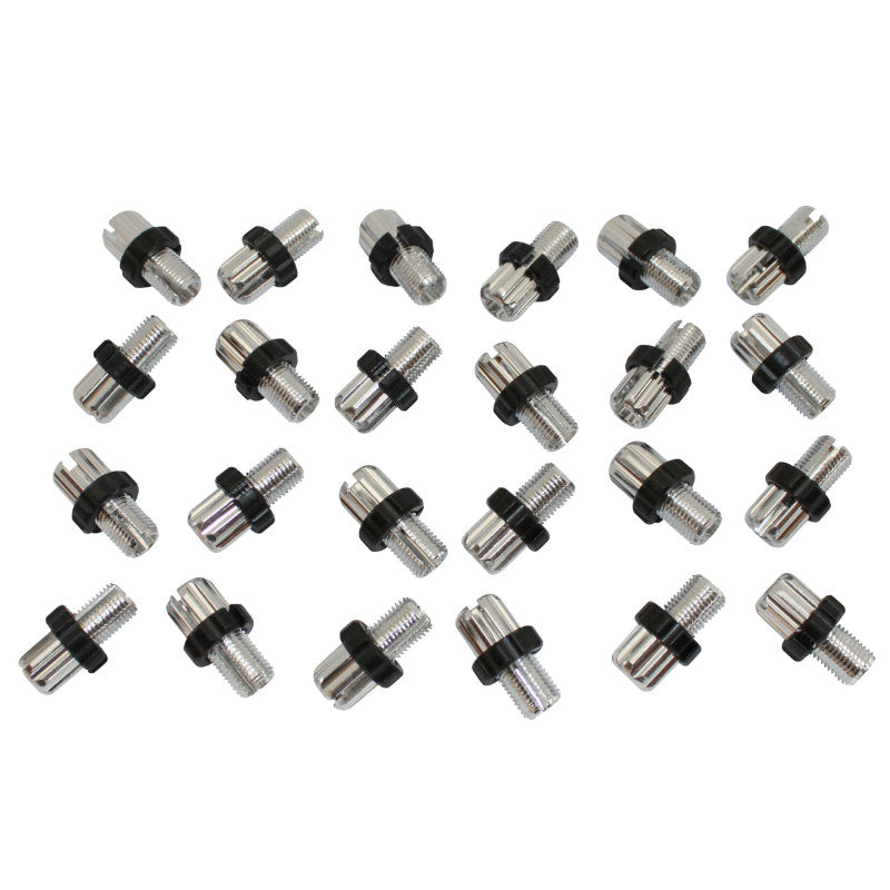 Vis de réglage de câble M10 x 11,5 alu argent fendues (lot de 25)