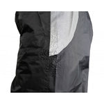 Pantalon de pluie imperméable noir avec réflecteurs – XS-S