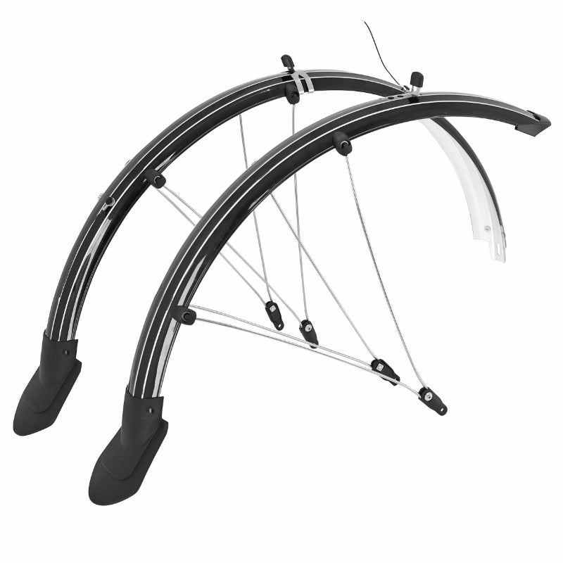 Garde-boue VTT 26" P2R Trekking noir incassable 45 mm (paire)