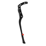 Béquille latérale arrière P2R alu noir réglable 24" à 28" – fixation base