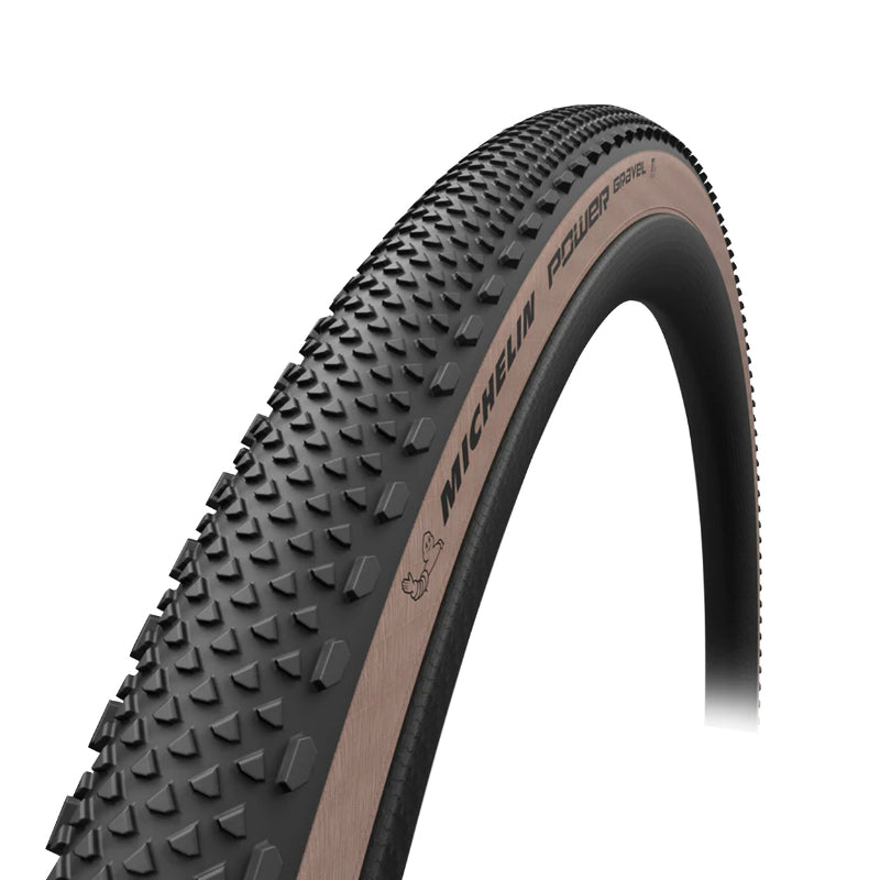 Pneu gravel Michelin Power Gravel noir-beige tringle souple tubeless ready – 700 x 35 (35-622)