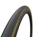 Pneu gravel Michelin Power Adventure noir-beige tringle souple tubeless ready – 700 x 30 (30-622)