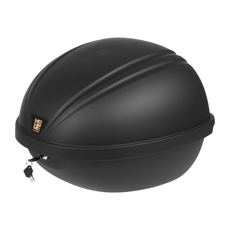 Top case Polisport E-Cargo Box 30 L noir à clé sur porte-bagages – vue 5