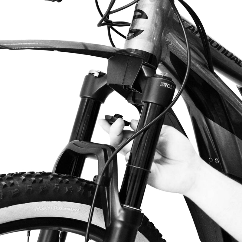 Garde-boue avant VTT Polisport Cross Mud-Pro noir réglable 26"-29"