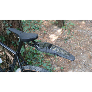 Garde-boue arrière VTT Polisport S-Mud MTB réglable noir sur rails de selle 380 mm – vue 2