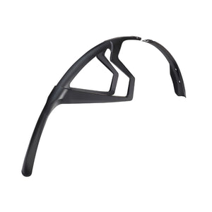 Garde-boue route Polisport R-Mud noirs fixation velcro (paire) – vue 2