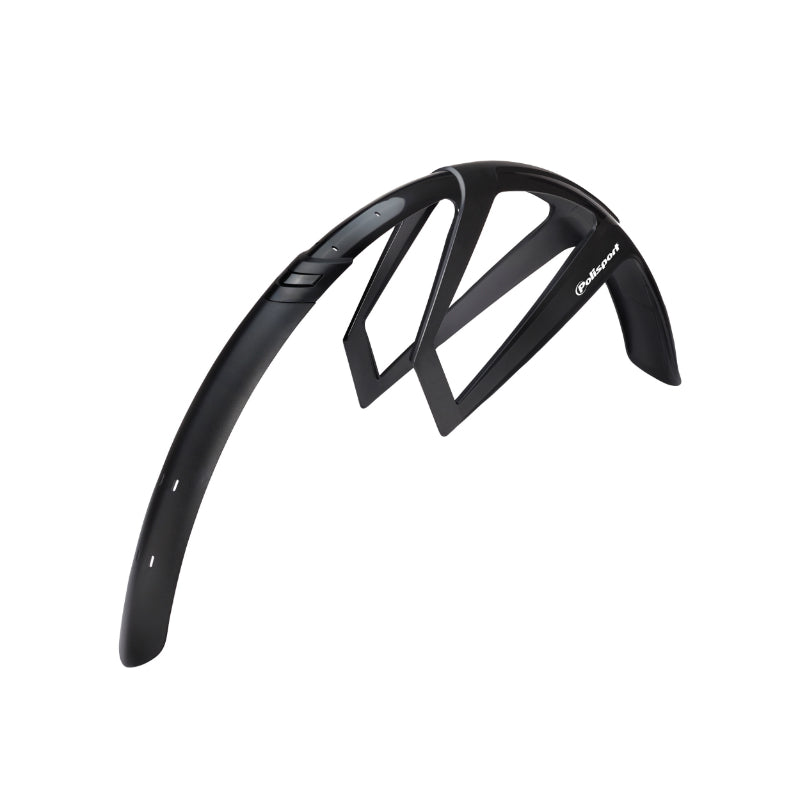 Garde-boue gravel Polisport G-Mud noirs fixation velcro (paire) – vue 3