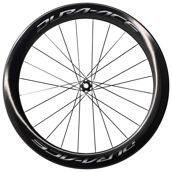 SHIMANO Roue Avant R9170-C60 Carb Boyau Frein Disc Axe Trav