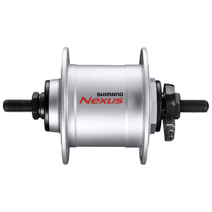 SHIMANO Moyeu Dynamo 100/36 Argent DH-C3000 6V/1.5W Nut