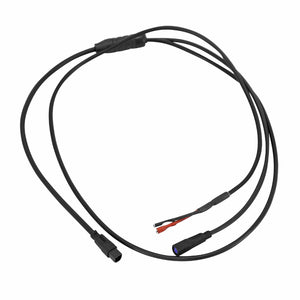 Câble connexion moteur Bafang M500 pour éclairage arrière L. 800 mm et contrôleur L. 300 mm