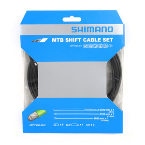 SHIMANO Kit Cables Gaines Derailleurs Noir Optislik