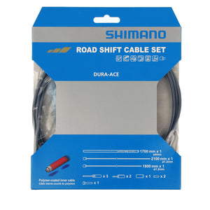SHIMANO Kit Cables Gaines Derailleurs Dura Ace Gris Polymere
