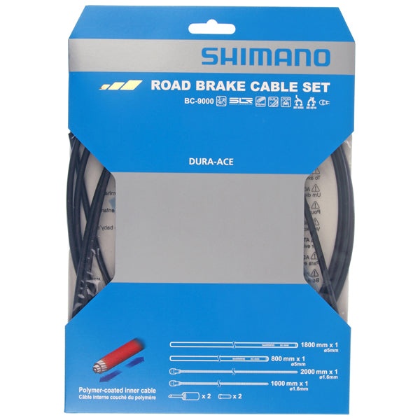 SHIMANO Kit Cables Gaines De Frein Dura-Ace BC-9000 Polymer Noir