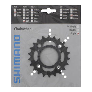 SHIMANO Plateau 22D Acera FC-M361 Noir CN-Flasque