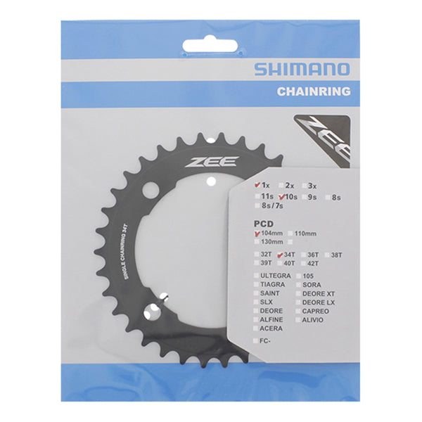 SHIMANO Plateau 34DFC-M640 Noir