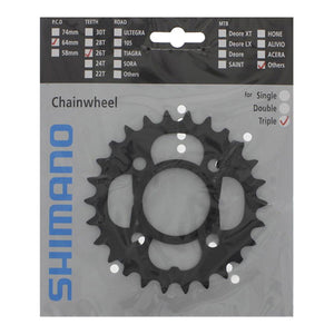 SHIMANO Plateau 26D Chain Protect FC-T521 Noir