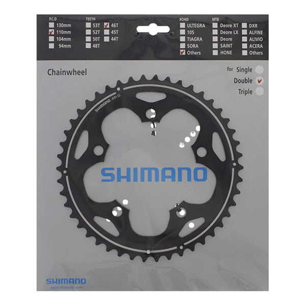SHIMANO Plateau 46D-G Cyclocross FC-CX50 Noir