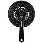 SHIMANO Pédalier 6/7/8v Noir FC-TY501 Tourney 42/34/24T 175mm