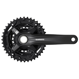 SHIMANO Pédalier 9v Noir FC-MT210-3 40/30/22D 175mm