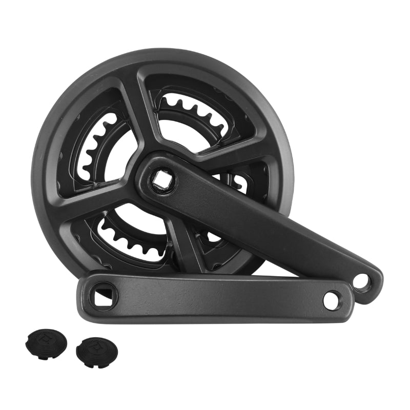 Pédalier route alu noir 170 mm 9 vitesses 46-30 avec carter – Giant Roam