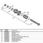 SHIMANO Axe de Moyeu 142mm WH-RX570-TL-R12