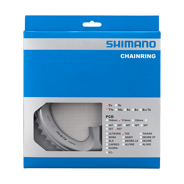 SHIMANO Plateau 53T-MW FC-R7000 Silver