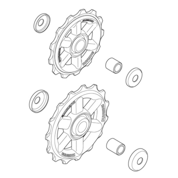 Galets De Dérailleur SHIMANO 8v RD-M310