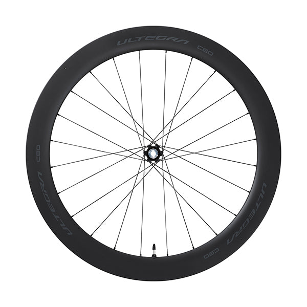 SHIMANO Roue Avt R8170-C60 Ultegra Carb Tubeless Disc Axe Trav