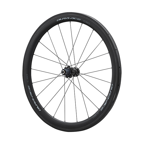 SHIMANO Roue Arr R9200-C50 Axe 163mm Carb Boyau Frein s/ Jante
