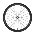 SHIMANO Roue Avt R9270-C50 Dura Ace Carb Boyau Disc Axe Trav