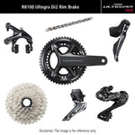 SHIMANO Groupe Ultegra R8170 Di2 Disc 172.5 mm, 50x34T, 11-30