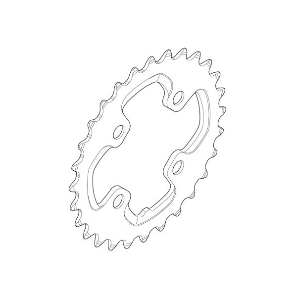 Plateau SHIMANO 28D-AJ Deore XT FC-M785