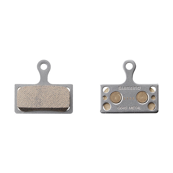 SHIMANO Plaquettes Frein Metal G04S Inclus Ressort/Vis 1 paire