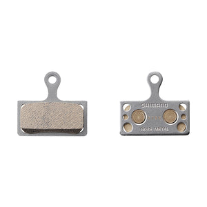 SHIMANO Plaquettes Frein Metal G04S Inclus Ressort/Vis 1 paire
